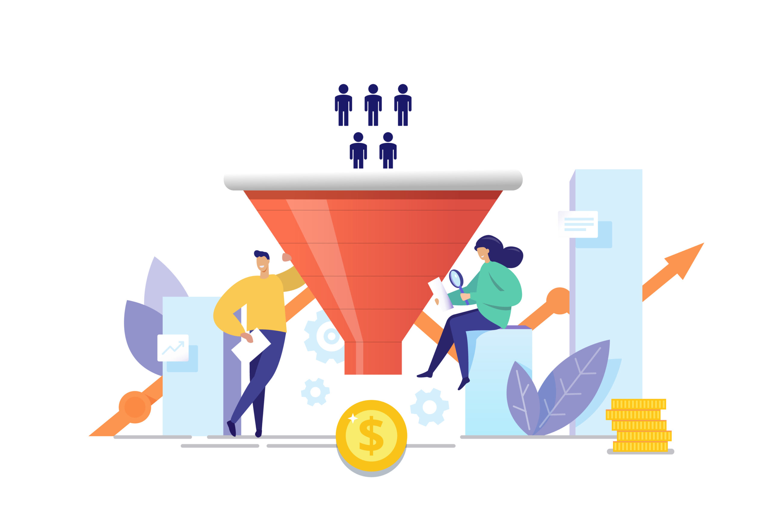 Funnel customers for added revenue.