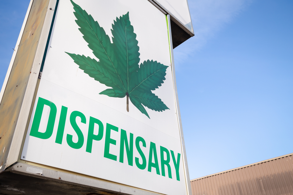 Cannabis dispensary sign