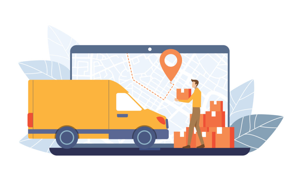 Tracking a delivery and the driver