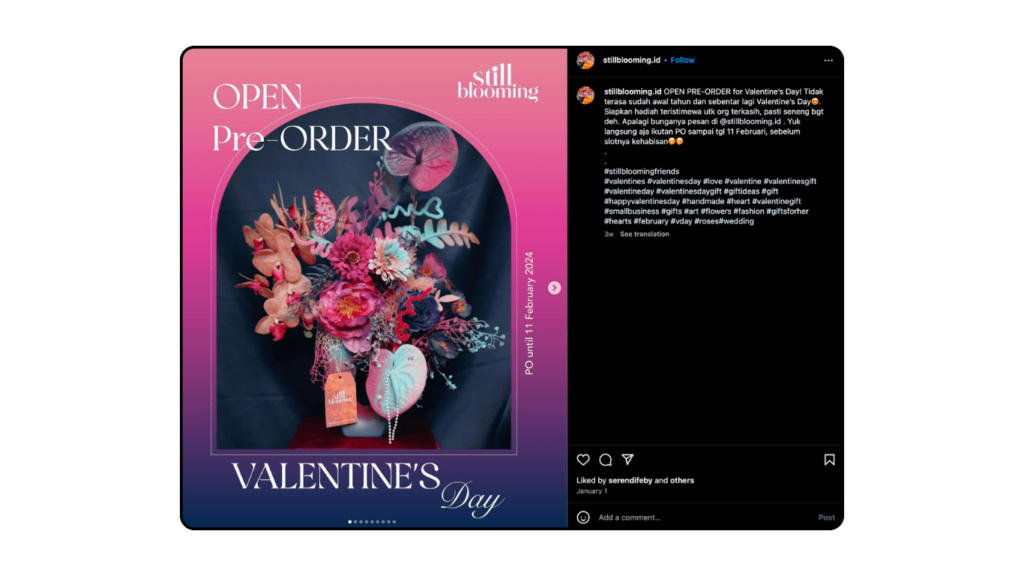 valentines social media promotions