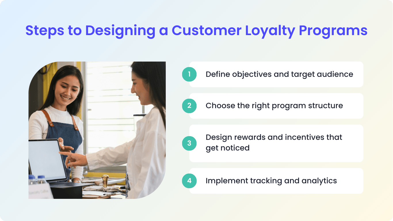 Steps to designing a customer loyalty program